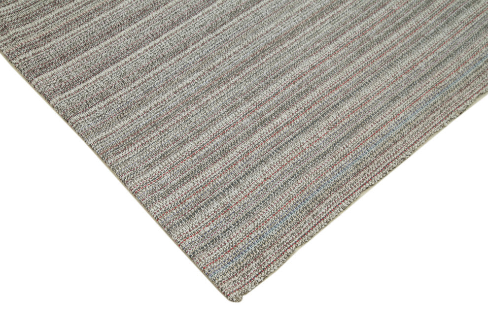 Rug N Carpet - Handmade Turkish 6' 7'' x 10' 7'' Decorative Wool Kilim Rug