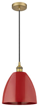 Innovations 616-1P-BB-MBD-9-RD 1-Light Mini Pendant, Brushed Brass