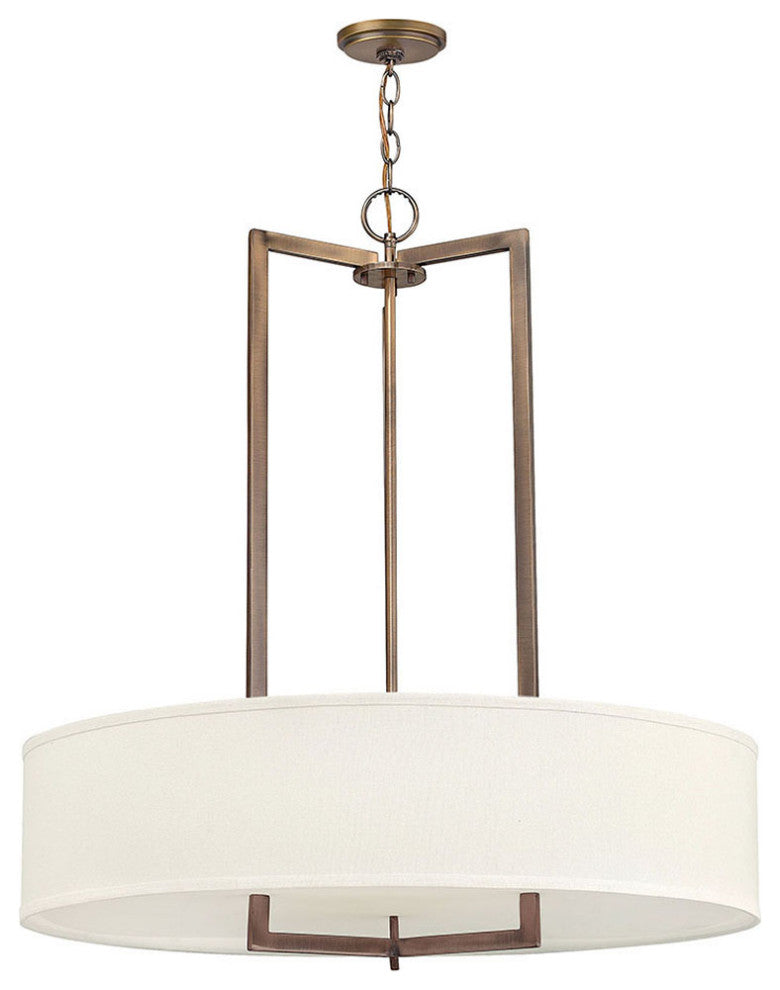 Hinkley Hampton Large Drum, Brushed Bronze