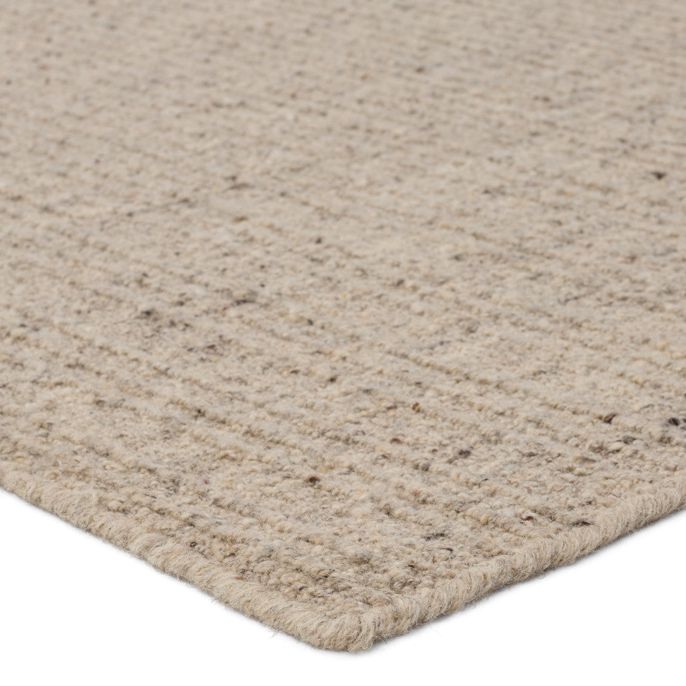Jaipur Living Vidalia Handmade Striped Gray/ Cream Area Rug 8'X10'