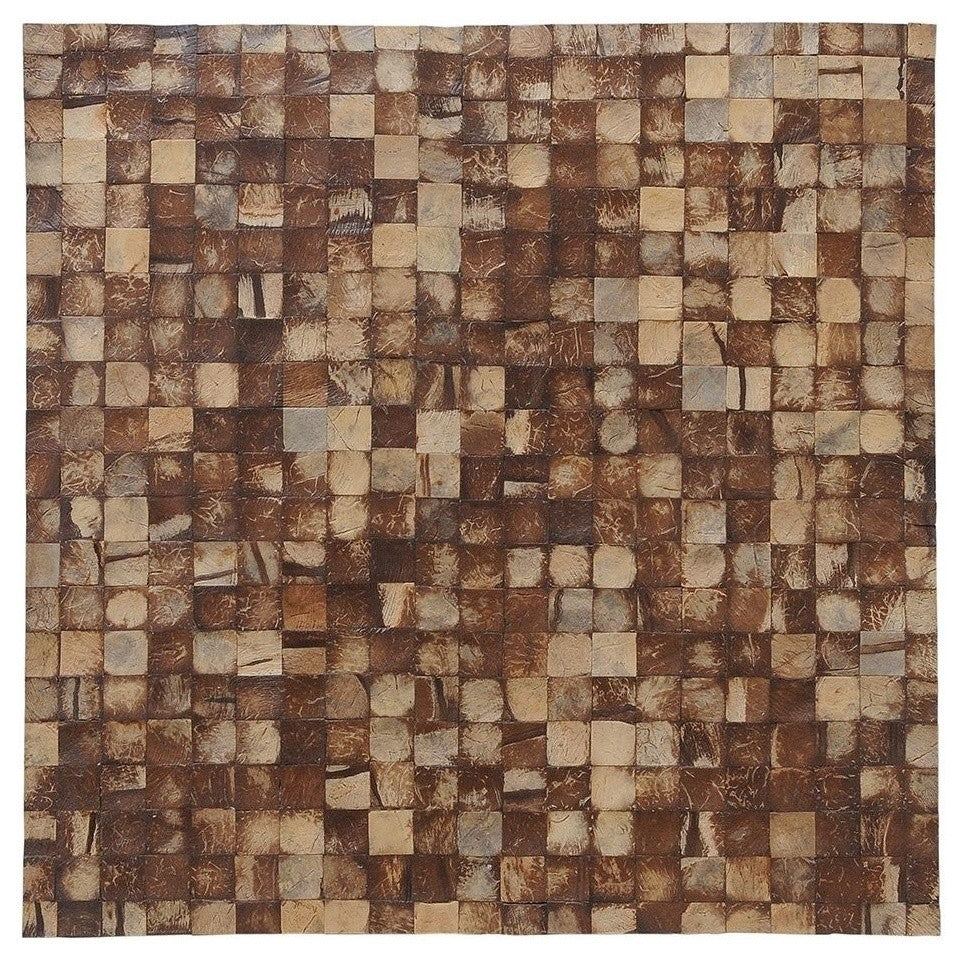 East at Main Natural Bliss Mini Coconut Shell Wall Tile