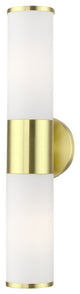 Lindale 2 Light Satin Brass ADA Vanity Sconce