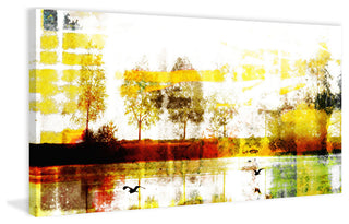 "Biscarrosse Lake" Fine Art Canvas Print, 60"x30"