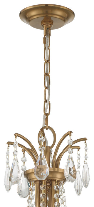 Karrington 8-Light Aged Brass Chandelier