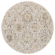 Nourison Oushak Home 7'10" x Round Grey Vintage Indoor Rug