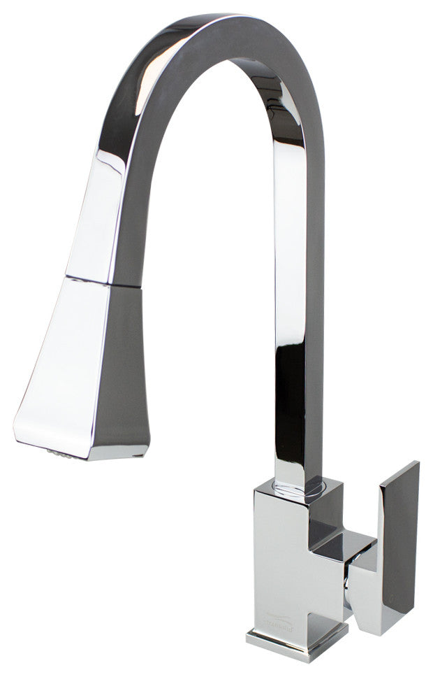 Transolid Kent Pull-Out Kitchen Faucet, Polished Chrome