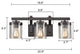 3 Light Wall Lights With Oil Rubbed Bronze Finish Vintage Industrial Wall Sconce