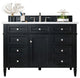 James Martin 650-V48-BKO-3AF Brittany 48" Single Vanity w/ Solid Surface Top