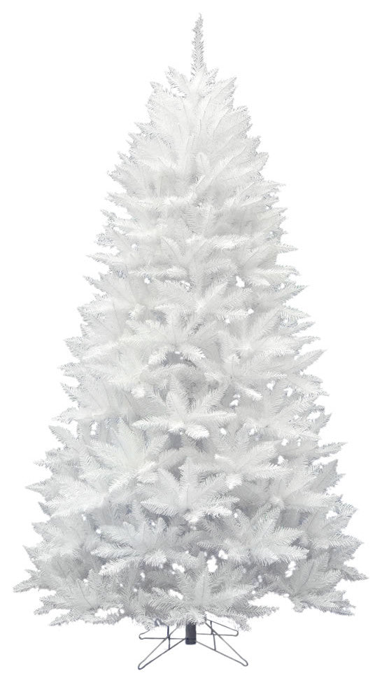 Vickerman A104185 8.5' Sparkle White Spruce Artificial Christmas Tree, Unlit