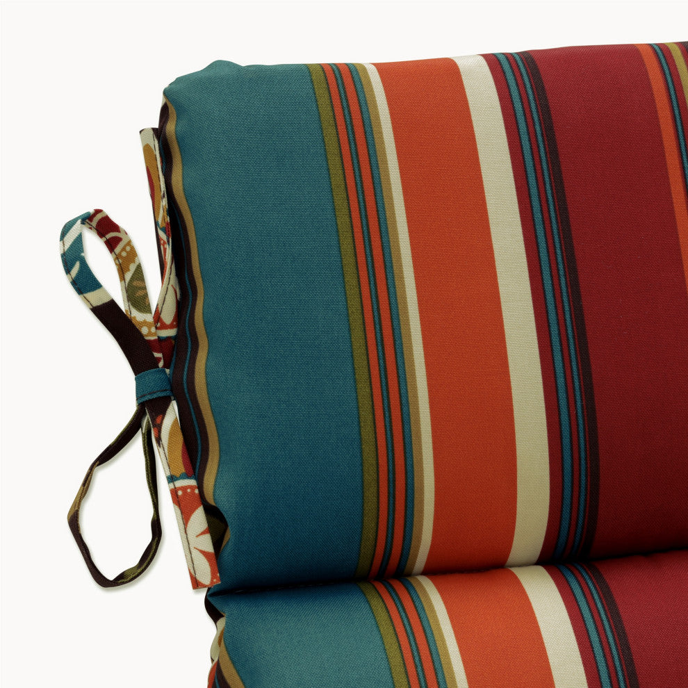 Annie Westport Reversible Rounded Corners Chair Cushion