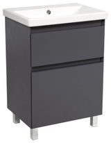 Bathroom Vanity Elit Graphite Gloss 28" No Mirror