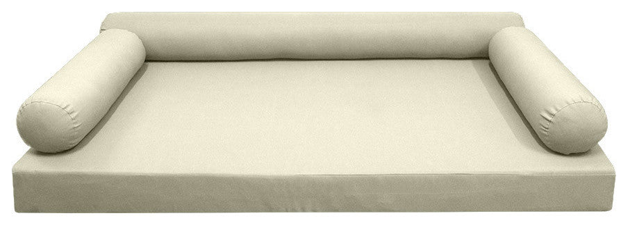 Style6 Crib Size Knife Edge Bolster Pillow Cushion Outdoor Slip Cover ONLY AD005