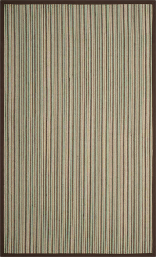 Safavieh Natural Fiber Nf132C Rug, Teal/Brown, 5'0"x8'0"