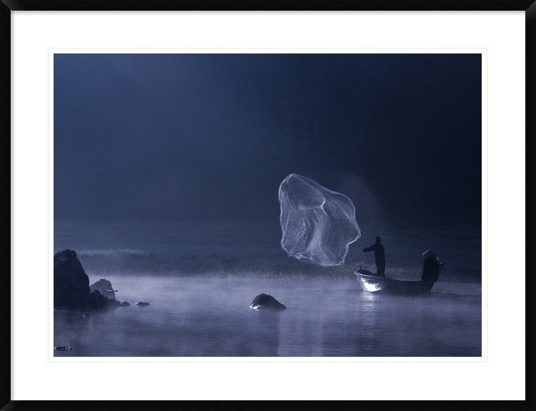 "Capture The  Light" Framed Digital Print by Nunu Rizani, 38"x29"