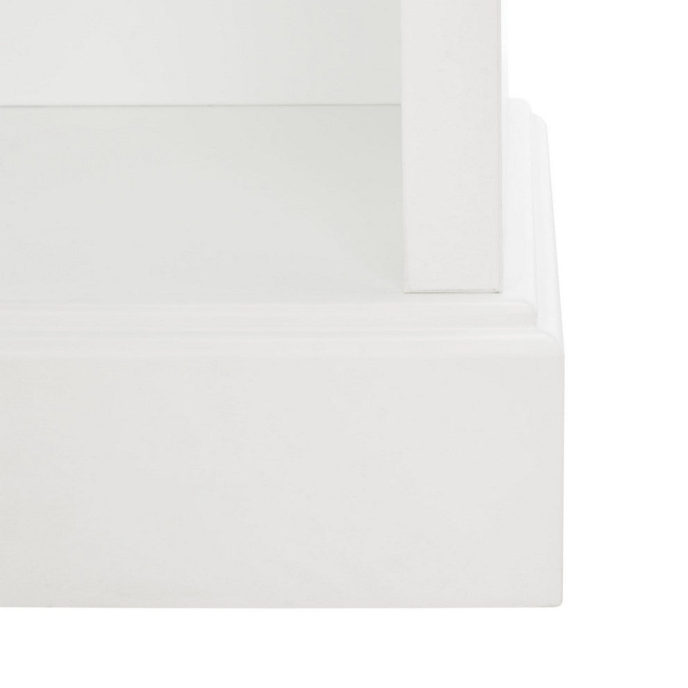 Safavieh Layli 4 Shelf 2 Hook Hall Tree, Antique White