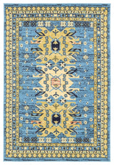 Unique Loom Light Blue Oasis Taftan 4' 0 x 6' 0 Area Rug