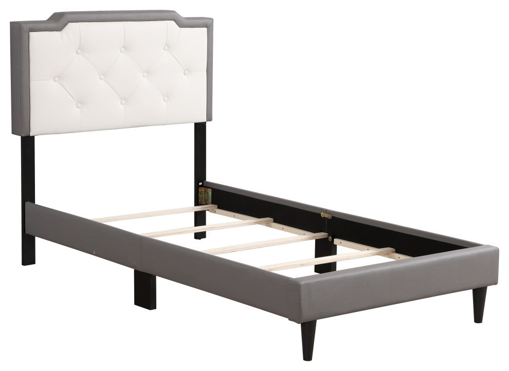 Starlight All in One Bed, Gray/White, Twin