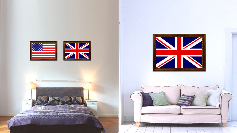 United Kingdom Country Flag Canvas Print, 15"x21"