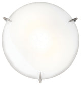 Zenon Flush Mount, Brushed Steel