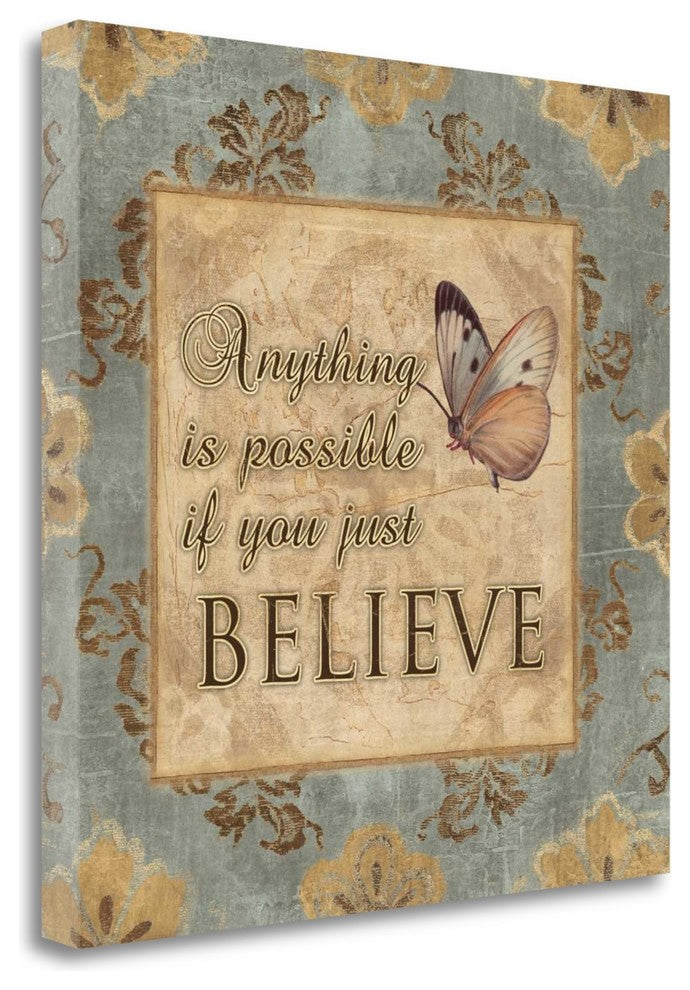 "Just Believe" By Piper Ballantyne, Giclee Print on Gallery Wrap Canvas