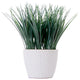 9in. Artificial Grass Plant with Decorative Planter