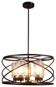 CHLOE Lighting CH6D804RB23-DP5 IRONCLAD Industrial-Style 5 Light Large Pendant