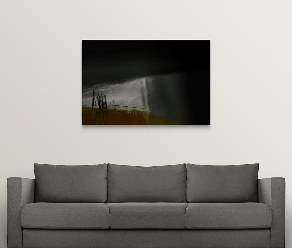"Where the Red Meets the Black" Wrapped Canvas Art Print, 48"x32"x1.5"