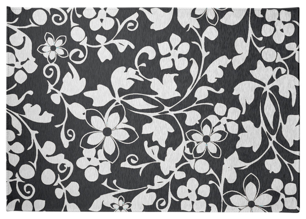 Evelyn Spring Chenille Rug, Pepper, 5'x7'