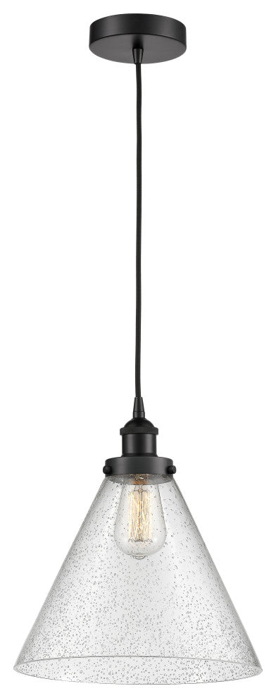 Innovations 616-1PH-BK-G44-L-LED 1-Light Mini Pendant, Matte Black