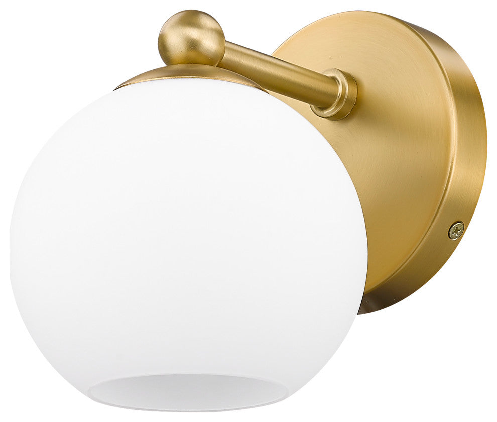 Z-LITE 1-Light Wall Sconce, Modern Gold