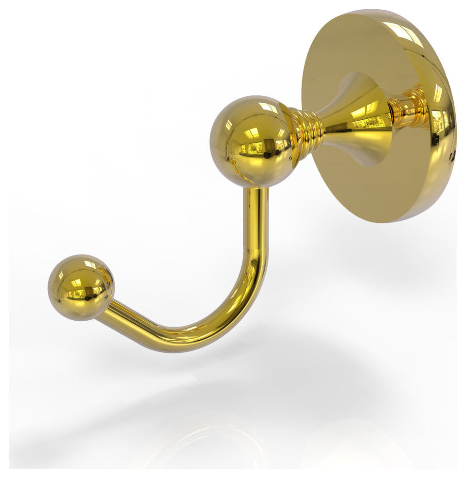 Shadwell Robe Hook, Polished Brass