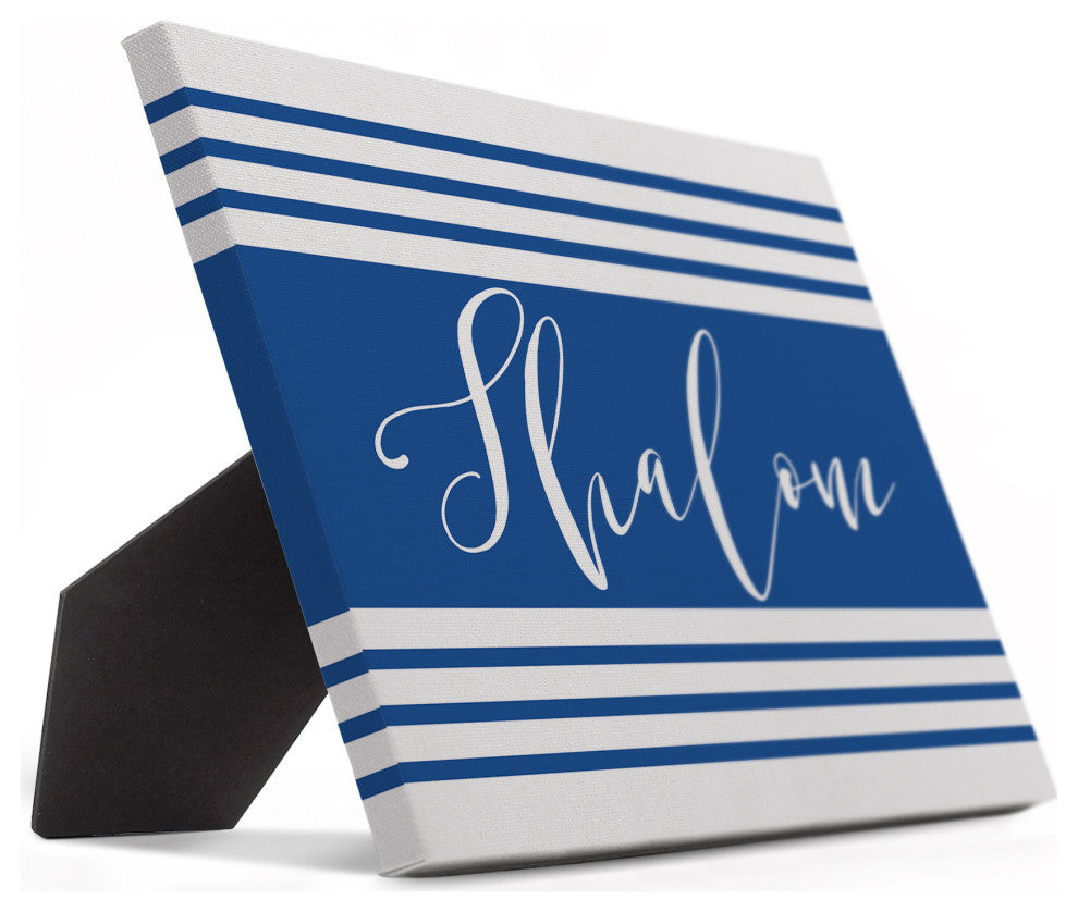 Shalom Stripes 8"x10" Easelback Canvas