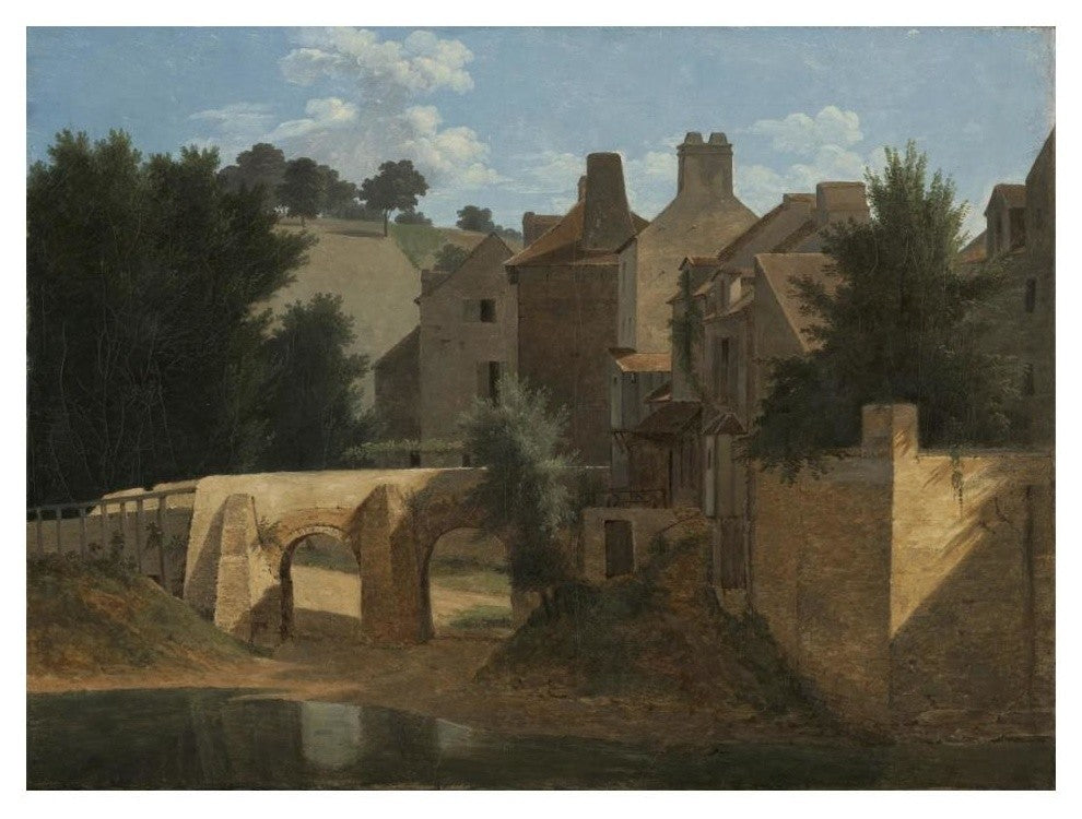 "View in the Ile-de-France" Digital Paper Print by Jean-Victor Bertin, 18"x14"