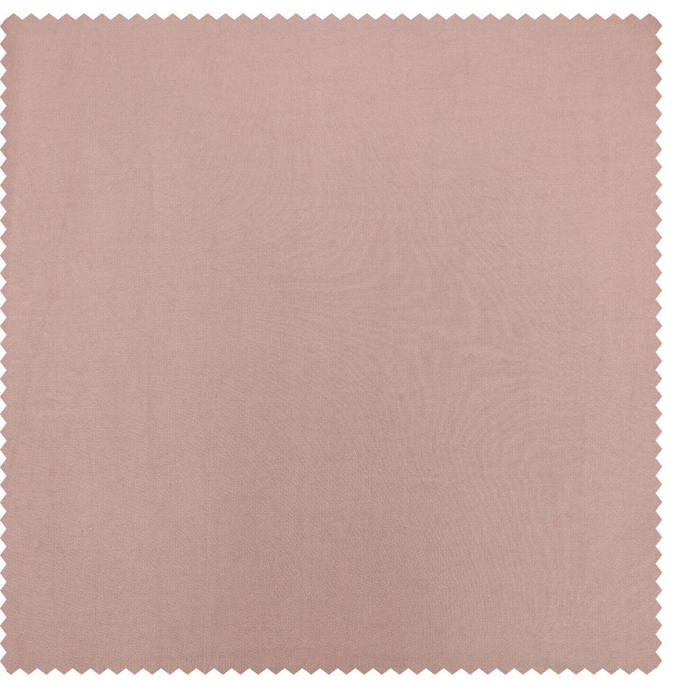 Salmon Rose Faux Silk Taffeta Fabric Sample, 4Wx4L