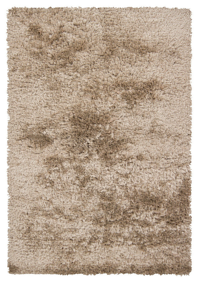 Celecot Contemporary Area Rug, Taupe, 7''9" Round