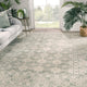 Jaipur Living Stage Knotted Border Area Rug, Ivory/Green, 8' Rnd