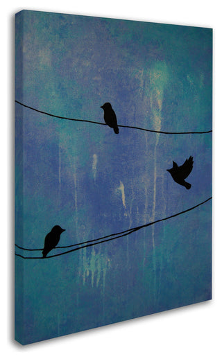 'Birds Arrival' Canvas Art by Nicole Dietz