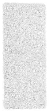 Shag Memory Foam Bath Mat, 2' x 5', White