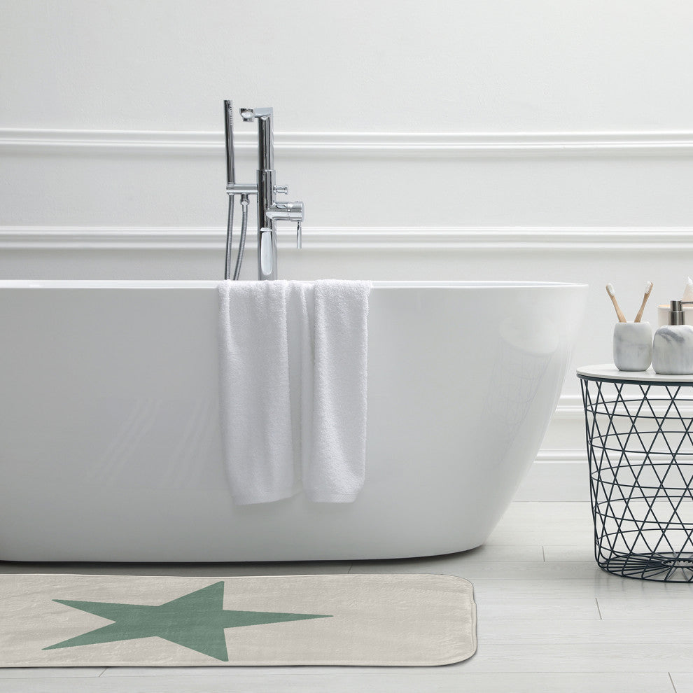 24" x 17" Big Star Bathmat, Sage