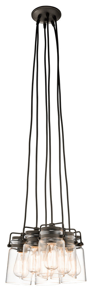 Pendant 6-Light, Olde Bronze