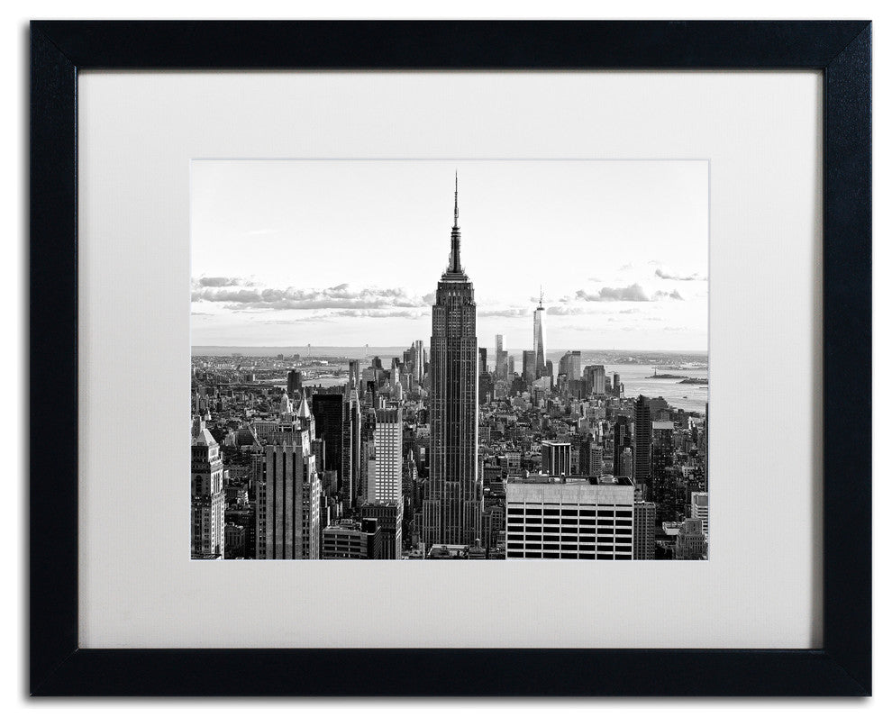 Philippe Hugonnard 'New York Cityscape' Matted Framed Art, 16x20