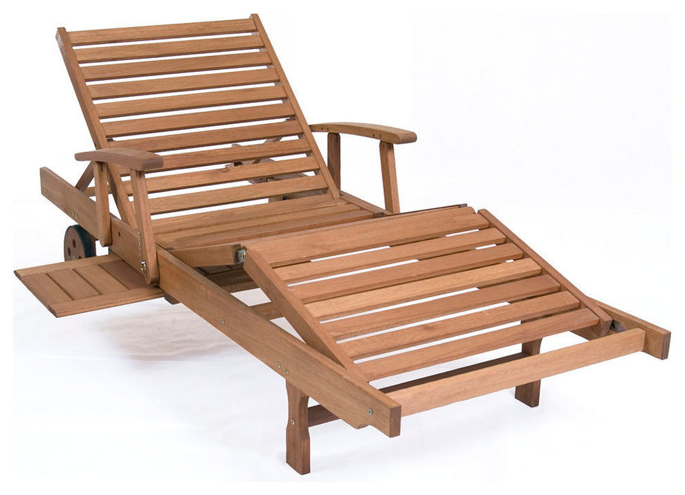 Amazonia Nieuw Patio Lounger with Gray Cushion