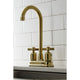 Kingston Brass KB8497ZX Millennium Bar Faucet, Brushed Brass