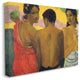 Sunset Portraits Native Figures Classic Painting, 16"x20"