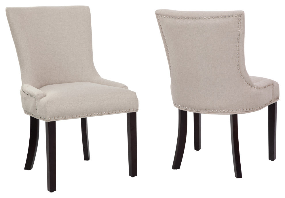Grafton Home Craven Upholstered Dining Chairs, Set of 2, Sand