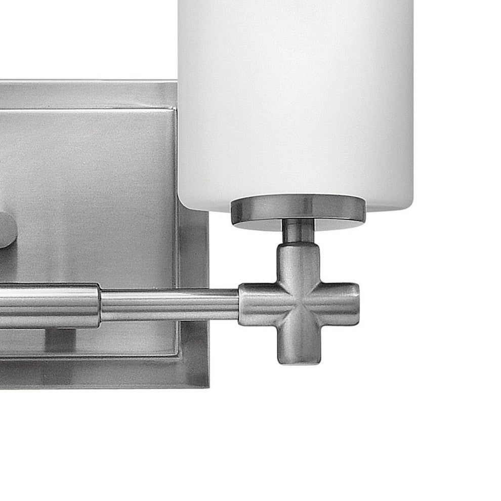 Hinkley Laurel Small Two Light Vanity, Brushed Nickel
