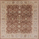 Ahgly Company Indoor Square Mid-Century Modern Area Rugs, 4' Square