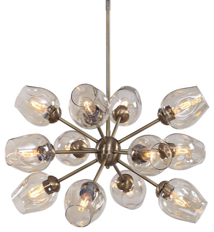 Uttermost Chet 12 Light Sputnik Chandelier, 21325