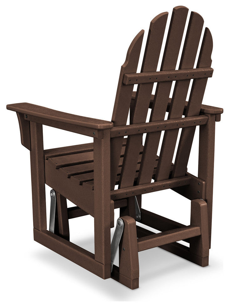 Cape Cod Adirondack Glider Chair, Vintage Lantern