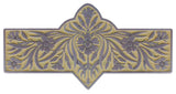 Dianthus Pull, Antique-Style Pewter-Saffron